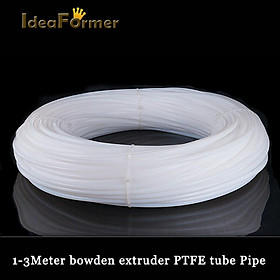 3D Printer Parts 1-3Meter Bowden Extruder PTFE Tube Pipe for V5 V6 J-head Hotend 1.75/3.0mm Filament and CR10 Ender-3 3D Priner Size: ID1mm OD2mm
