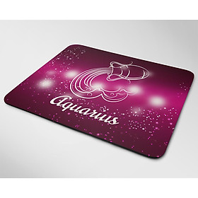 Mua Miếng lót chuột mẫu Cung hoàng đạo Aquarius (Hồng)