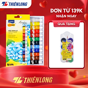 Màu nước Acrylic dạng tuýp 12ml Thiên Long Colokit ACR-C008