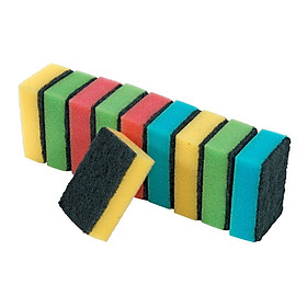 Mua Xơ/mút rửa chén bát | JYSK Kaluka | bộ 10 chiếc | polyester/nylon | R6xD8xC3cm