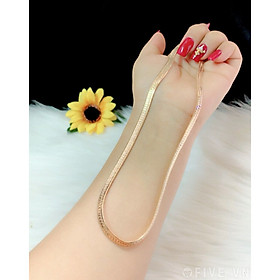 Dây chuyền nam kiểu mì lớn mạ vàng 18k ( Thái Lan )