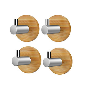 Mua Combo 4 Móc Dán Tường Bằng Gỗ  Bộ 4 Móc Dán Tường Bằng Gỗ