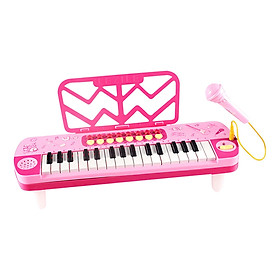 Kids Piano Keyboard 37 Keys Multifunctional for Boys and Girls blue