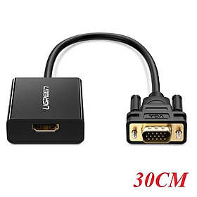 Mua Cáp chuyển đổi HDMI sang VGA có âm thanh Ugreen 20694- Hàng Chính Hãng