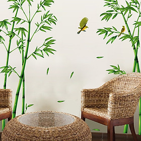 Decal dán tường bụi tre DLX0779