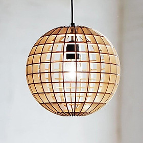Mua Đèn gỗ trang trí hình cầu đẹp hiện đại đẹp trang trí nhà và quán cafe Trenddecor