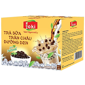 Trà sữa trân châu đường đen Yoki 400g