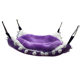Small Animals Warm Hammock Hamster Sleep Bed For Small Pet Blue-S