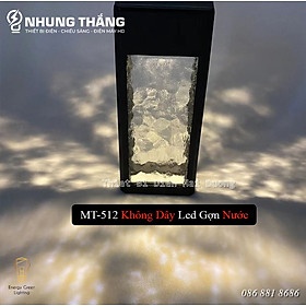 Đèn Gắn Tường Thủy Tinh Sử Dụng Năng Lượng Mặt Trời MT-512,MT-514 - Tự Động Sáng Khi Trời Tối - Lắp Đặt Dễ Dàng - Có Video