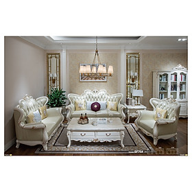 Mua Sofa tân cổ điển bằng da