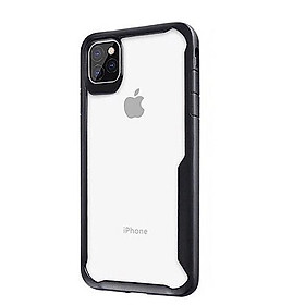 Ốp lưng cho iPhone 11 Pro Max (6.5") hiệu j-CASE Pc viền bumper Tpu chống sốc - Hàng nhập khẩu 