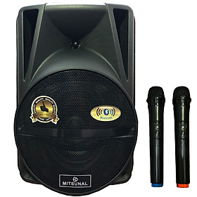 Mua Loa kéo karaoke cao cấp Mitsunal T1202 Chống rung  BASS 30CM  TN Bluetooth Siêu Bass Có Mic Đàm Thoại Thích Hợp các cuộc họp  hội nghị và học trực tuyến trên Zoom - Hàng chính hãng