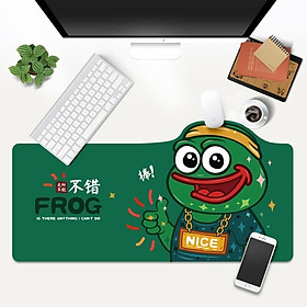 Miếng Lót Chuột Nitendo Mèo Hacke Bí Ẩn Size Lớn - MousePad Trải Bàn Art house_ Hàng chính hãng