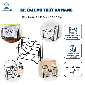 Kệ Giá Dắt Vung Nồi Đa Năng Dắt Thớt - Thiết Kế Tinh Tế, Hiện Đại Theo Phong Cách Nhật Bản - HÀNG CHÍNH HÃNG MINIIN