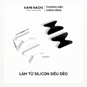 Bộ 2 miếng đệm mũi silicon hình cánh bướm có mặt dán keo cho mắt kính KAMI NACHI