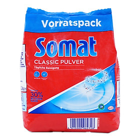 Bột rửa bát - Ly  cao cấp Somat Classic Pulver 1.2kg - Đức