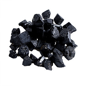 20mm 50g Natural Black Crystal Tourmaline Rough Stone Rock Mineral Specimen Natural Mineral Stones