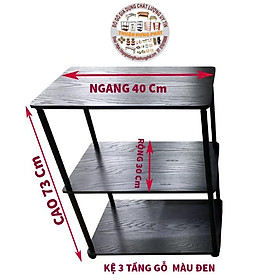 Mua KỆ GỖ 3 TẦNG GỖ NHẬP KHẨU _Dùng để quần áo  giày dép  túi xách   sách thay cho kệ sách hoặc một chiếc kệ trang trí