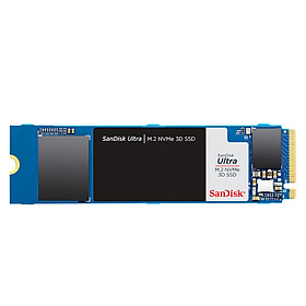 SanDisk Ultra M.2 NVMe 3D SSD 500GB Solid State Drive High Speed Compact Slient Shockproof SSD M.2(NVMe) Interface for