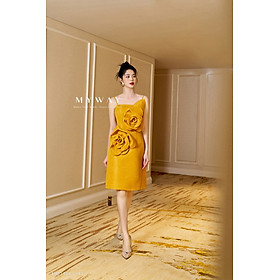 Đầm Dự Tiệc My Way Dáng Ôm Hai Dây Đính Hoa To Sang Trọng 8MD1868