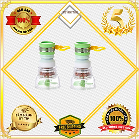 Mua COMBO 2 ĐẦU LỌC NƯỚC NGAY TẠI VÒI XOAY 360 ĐỘ HUỲNH TÂN MẪU LNx/360 - SIÊU TIỆN LỢI ĐEM LẠI NGUỒN NƯỚC TINH KHIẾT - HÀNG NHẬP KHẨU
