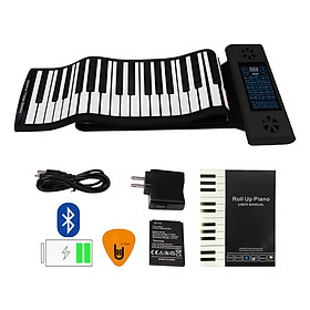 Đàn Piano Cuộn Konix PS61 - 61 phím mềm dẻo Flexible (Roll Up Piano - Midi Keyboard Controller) - Kèm Móng Gảy DreamMaker