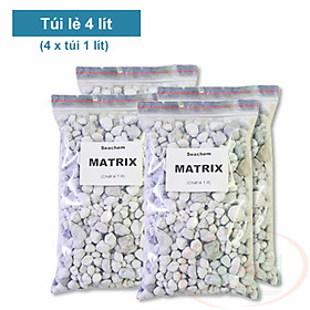 Vật liệu lọc Seachem Matrix 100ml, 250ml, 1L, 4L, 20L, 100L đá sứ Matrix lọc nước bể cá tép thủy sinh