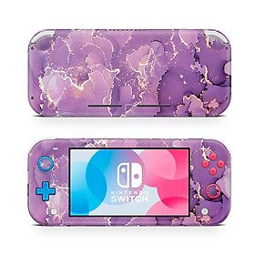 Mua Skin decal dán Nintendo Switch Lite mẫu vân đá tím (dễ dán  đã cắt sẵn)