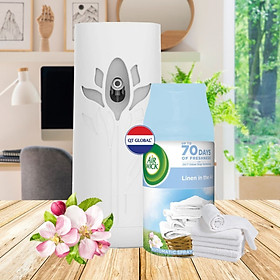 Mua Bộ xịt thơm phòng tự động Air.Wick Linen in the air 250ml QT06512 - hương hoa táo