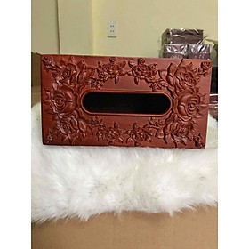 Mua (XƯỞNG GỖ XẢ KHO) HỘP ĐỰNG GIẤY ĂN BẰNG GỖ HƯƠNG ĐỤC CỬU LONG LOẠI SIÊU VIP