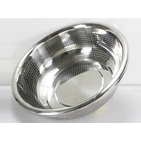 Mua Rá inox cao cấp siêu bền  siêu đẹp (KT 32-40 CM)  Đường kính lỗ: ø 2 mm Rổ INOXCENTER83