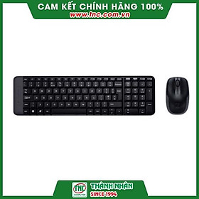 Combo bàn phím + chuột không dây Logitech MK220 -Hàng chính hãng