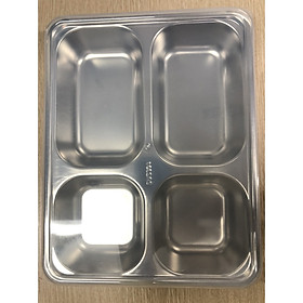 Khay Inox 4 ngăn 304 Hàn Quốc cao cấp