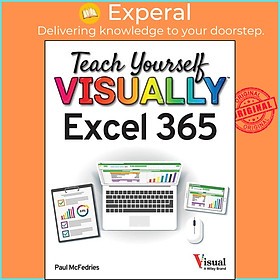 Sách - Teach Yourself VISUALLY Excel 365 by Paul McFedries (US edition, paperback)