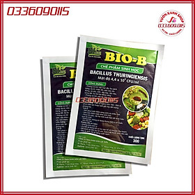 2 gói Chế phẩm sinh học Bio-B nhãn đen - gói 30g
