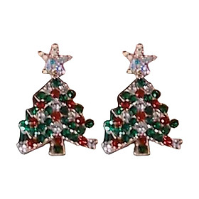 Fashion Christmas Stud Earrings Present Jewelry for Christmas Holiday Friend