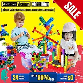 Xếp Hình Numberblocks Đồ Chơi Toán Học Thông Minh Trí Tuệ Cho Bé Linking Cube - Chính Hãng dododios