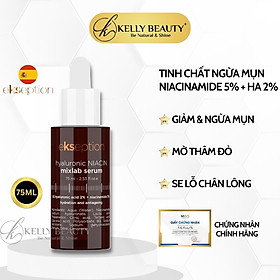 ekseption hyaluronic NIACIN mixlab serum - Tinh Chất Ngừa Mụn, Giảm Thâm; Sáng Da và Se Nhỏ Lỗ Chân Lông - Kelly Beauty