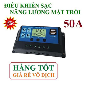 Hình ảnh Review Điều khiển sạc năng lượng mặt trời 10A đến 50A