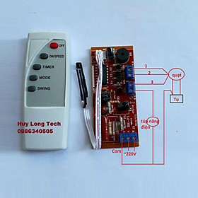 Mua Điều khiển quạt từ xa. Biến quạt thông thường thành quạt điều khiển từ xa •	Dùng cho:Quạt bàn  Quạt tường  Quạt cây  Quạ