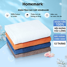 Mua khăn tắm  khăn tay  khăn mặt sang trọng 100% cotton hữu cơ Homemark 500GSM mềm mại và khả năng thấm hút cao  nhanh khô