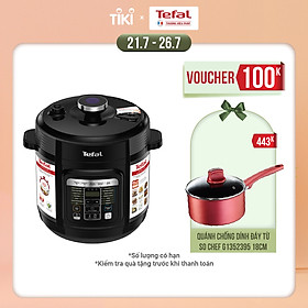 Nồi áp suất điện đa năng Tefal CY601868 - 6 Lít - 15 chức năng - Hàng chính hãng