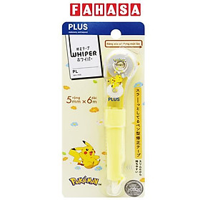 Xóa Kéo 5 mm x 6 m - Pikachu - Plus 100-V031 - Màu Xanh Da Trời