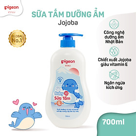 Sữa Tắm/Gội Pigeon Jojoba / Hoa Hướng Dương 700ml - Bao bì mới 2024