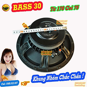 Mua LOA BASS 30 COI 75 JB TỪ 170   HÀNG NHẬP- GIÁ 01 CHIẾC - LOA 3 TAC COIL 75 TỪ 170 JB LOẠI 3 LỖ
