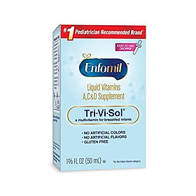 Enfamil D-Vi-Sol Vitamin D Supplement Drops for Infants 50 mL Dropper Bottle (Packaging May Vary)