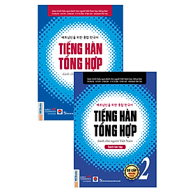 Combo Tiếng Hàn Tổng Hợp Sơ Cấp 2 Dành Cho Người Việt Nam Bản In Màu - Học Kèm App - MCBooks Hạnh Phú