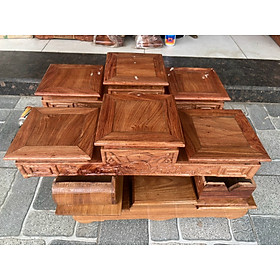 Mua Tam Cấp gỗ  Tam Sơn Gỗ Hương Kê Bát Hương bục tam cấp  mặt 25cm ngang 80cm