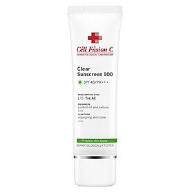 Kem Chống Nắng Dành Cho Da Dầu Cell Fusion C Clear Sunscreen 100 SPF 48/PA+++ 50ml