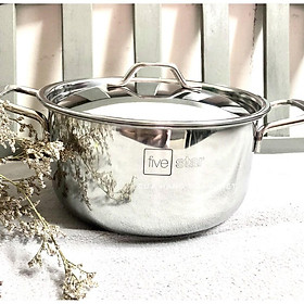 Mua Nồi Inox FiveStar 3 Đáy Nắp Inox 20cm - Siêu Đẹp Siêu Bền. Chuyên phục vụ Sp Gia dụng  Khuôn làm bánh  Dụng cụ học Sinh 
